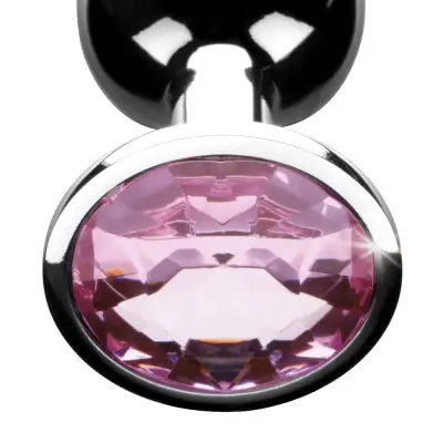 Pink Gem Anal Plug - Medium