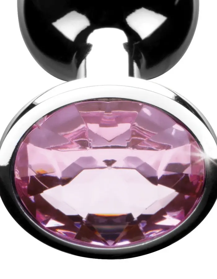Pink Gem Anal Plug - Medium