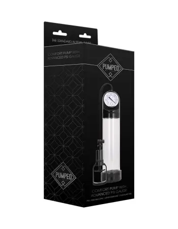 Comfort Pump With Advanced Psi Gauge - Transparent