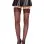 Stay Up Spandex Diamond Dot Sheer Thigh Highs - One Size - Black