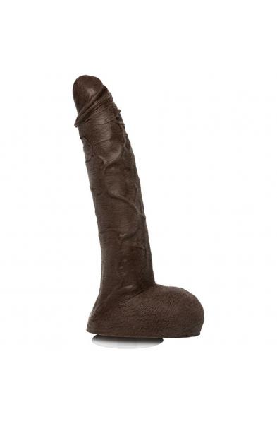 Jason Luv - 10 Inch Ultraskyn Cock With Removable Vac-U-Lock Suction Cup - Chocolate