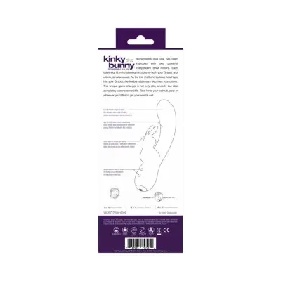 Kinky Bunny Plus Rechargeable Rabbit - Purple