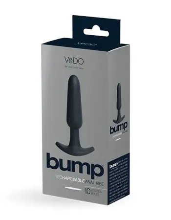 Bump Rechargeable Anal Vibe - Black