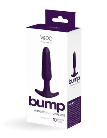 Bump Rechargeable Anal Vibe - Purple