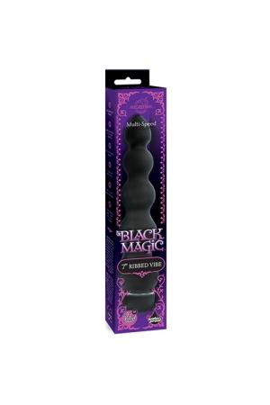 Black Magic 7 Inch Ribbed Vibe