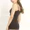 Simple Black Chemise & G-String Set - Black - Small/medium