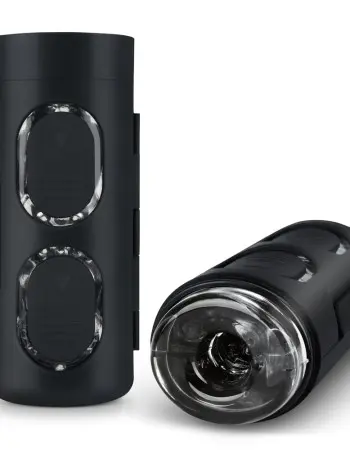 Zolo Strokemeister Squeezeable Male Masturbator - Black