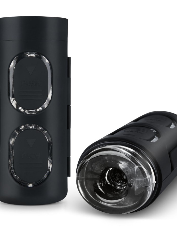 Zolo Strokemeister Squeezeable Male Masturbator - Black