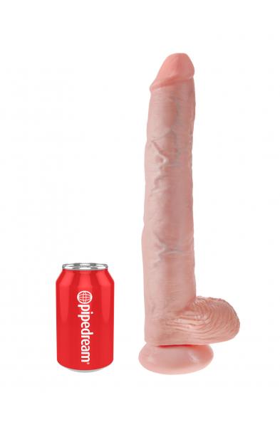 King Cock 14 Inch Cock With Balls - Light