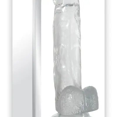 Adam and Eve's Crystal Clear 8" Dildo