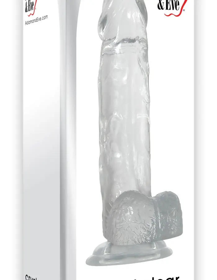 Adam and Eve's Crystal Clear 8" Dildo