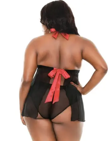 Sophia Halter Babydoll & Panty - 3x4x