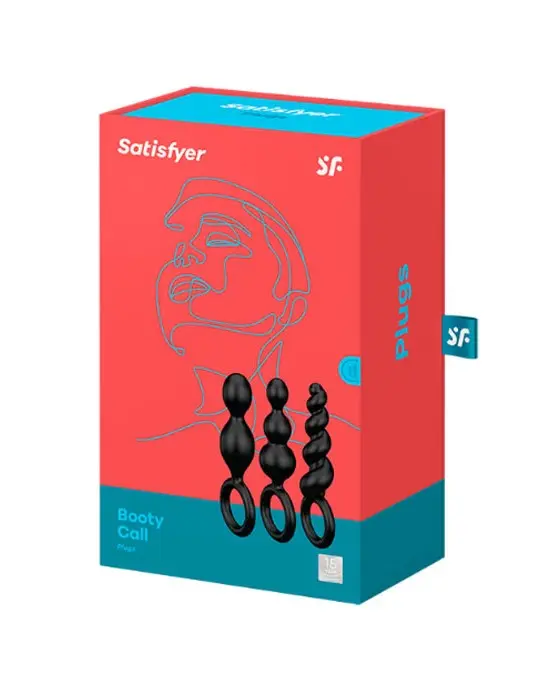 Satisfyer Booty Call Set of 3 - Black