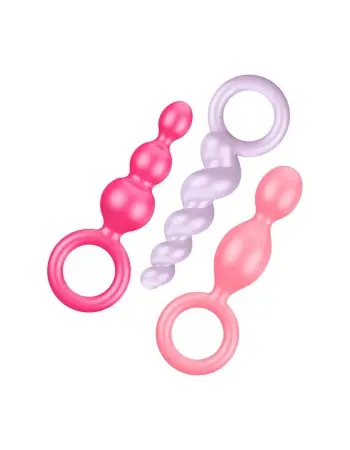 Satisfyer Booty Call 3 Piece Set - Multi Colored