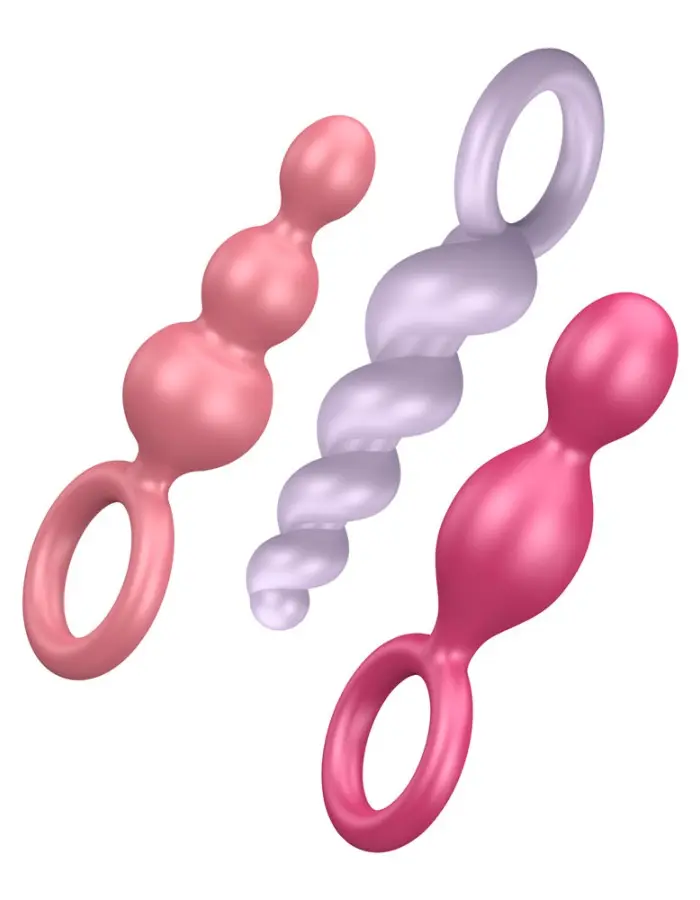 Satisfyer Booty Call 3 Piece Set - Multi Colored