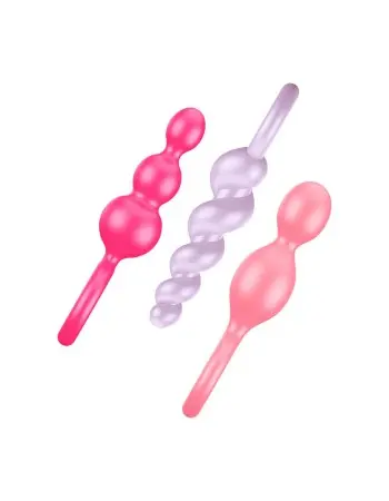 Satisfyer Booty Call 3 Piece Set - Multi Colored