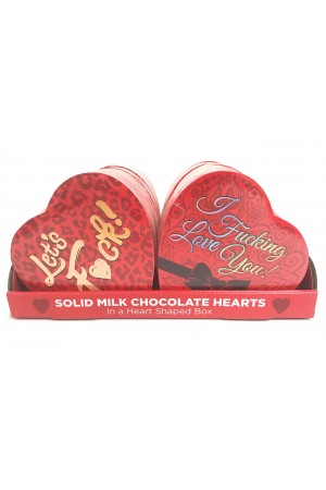 Heart Boxed Chocolates - 12 Box Display