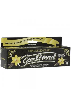 Goodhead - Oral Delight Gel - 4 Oz Tube - French  Vanilla