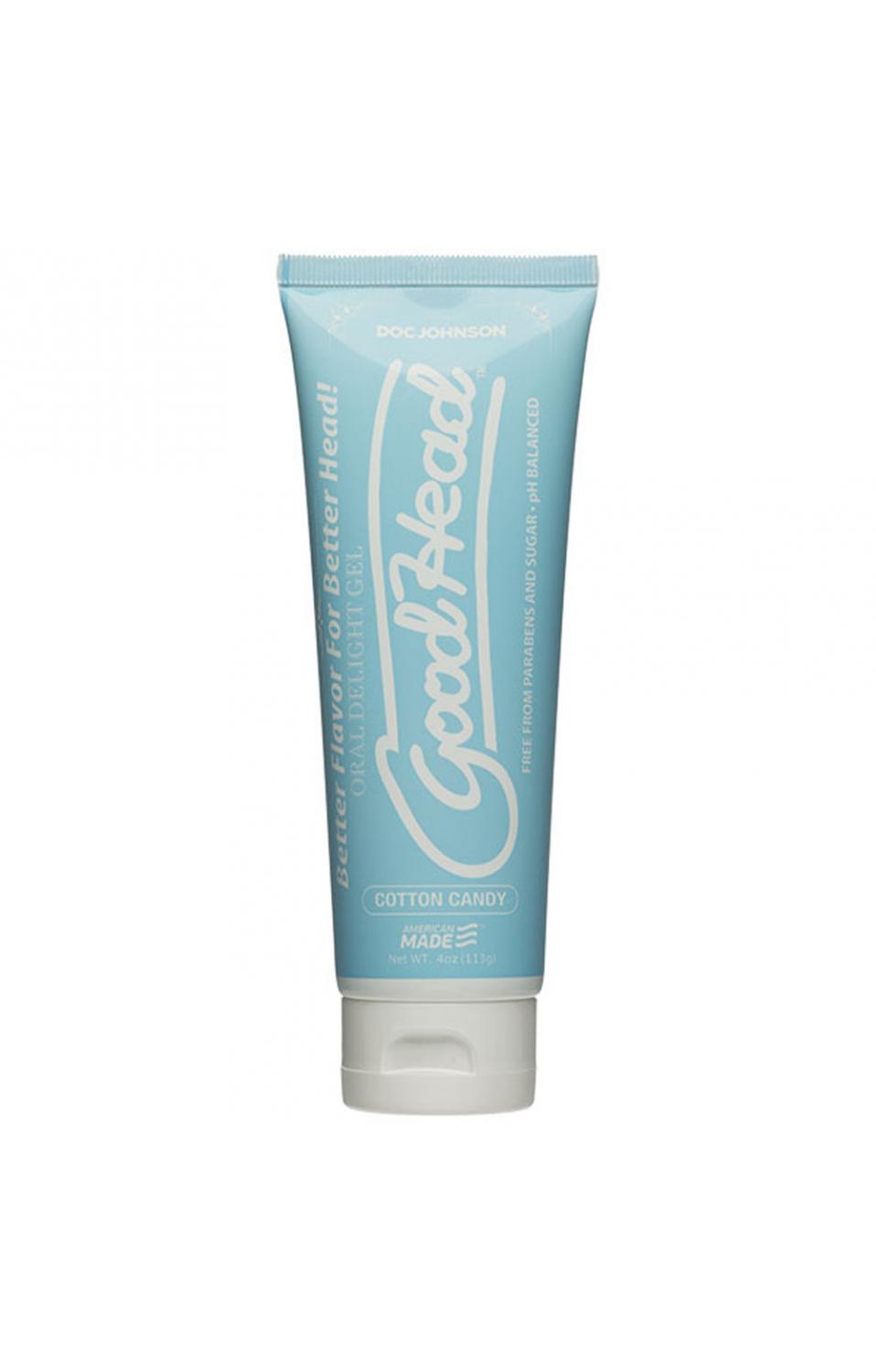 Goodhead - Oral Delight Gel - 4 Oz Tube - Cotton Candy - DJ1360-09-BX