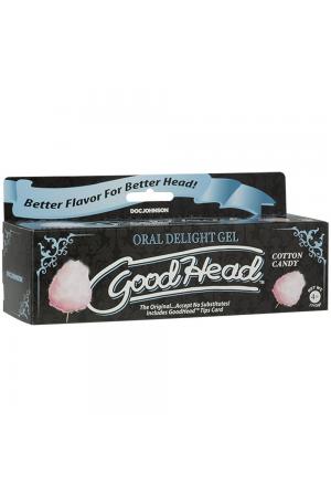 Goodhead - Oral Delight Gel - 4 Oz Tube - Cotton  Candy