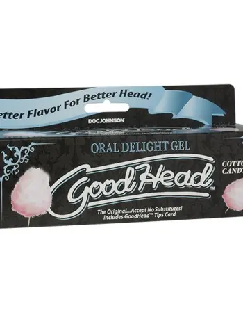 Goodhead - Oral Delight Gel - 4 Oz Tube - Cotton Candy