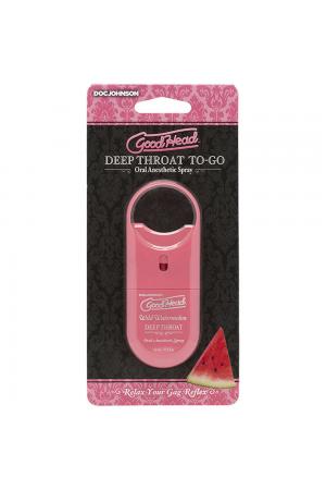 Goodhead - Deep Throat Spray to-Go - Wild  Watermelon - .33 Oz.