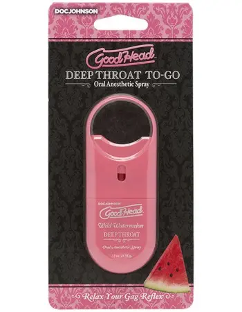 Goodhead - Deep Throat Spray to-Go - Wild Watermelon - .33 Oz.