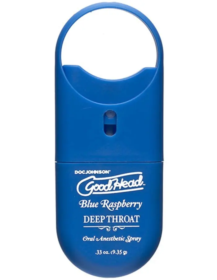 Goodhead - Deep Throat Spray to-Go - Blue Raspberry - .33 Oz.