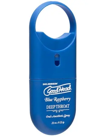 Goodhead - Deep Throat Spray to-Go - Blue Raspberry - .33 Oz.