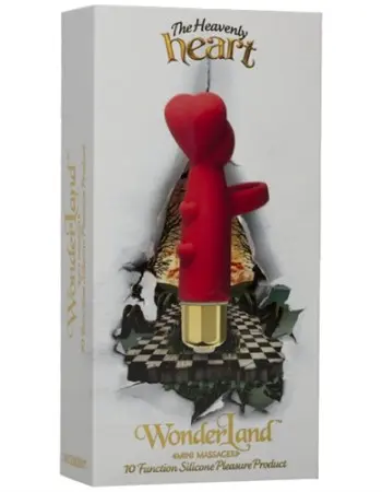 Wonderland - the Heavenly Heart Mini Massager - Red