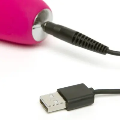 Happy Rabbit Slimline G-Spot Rechargeable  Rabbit Vibrator - Pink