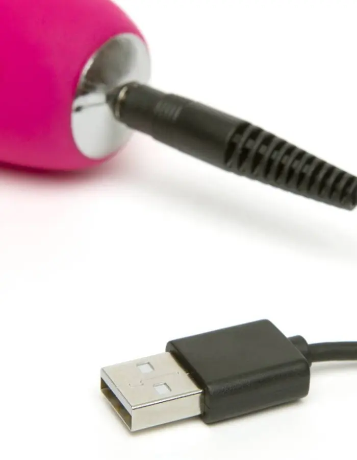 Happy Rabbit Slimline G-Spot Rechargeable  Rabbit Vibrator - Pink