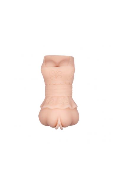 Crazy Bull No Lube Masturbator Sleeve - Realistic Pussy Skin-Like Texture