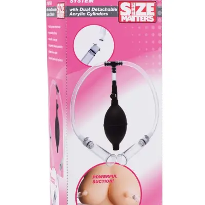 Nipple Pumping System With Detachable Cylinders