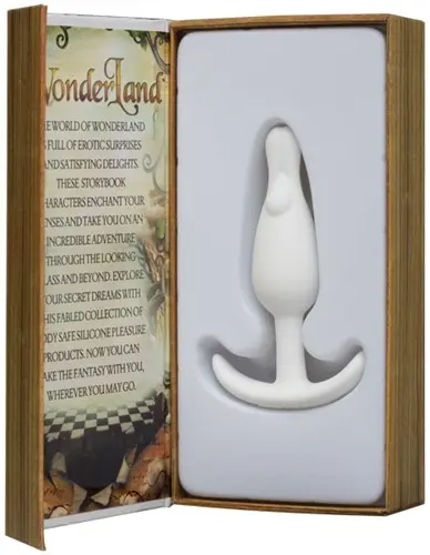 Wonderland - the White Wabbit Mini Plug - White