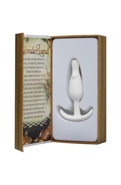 Wonderland - the White Wabbit Mini Plug - White