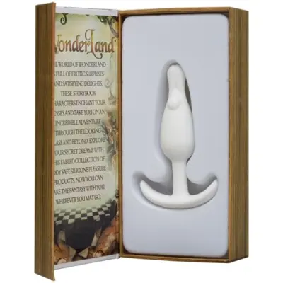 Wonderland - the White Wabbit Mini Plug - White