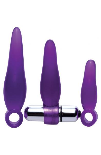 Fanny Fiddlers 3 Piece Finger Rimmer Set With Vibrating Bullet