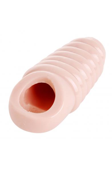 Really Ample Ribbed Penis Enhancer Sheath