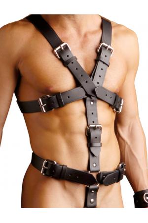 Strict Leather Body Harness - S/m