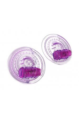 Razzles Vibrating Nipple Pads - Purple