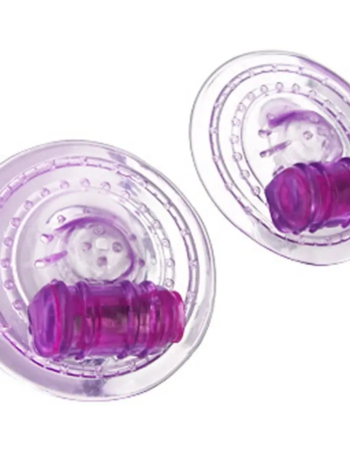 Razzles Vibrating Nipple Pads - Purple