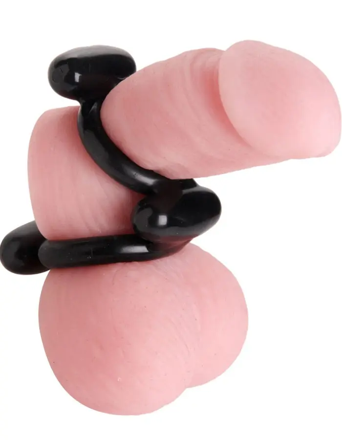 Dual Stretch to Fit Cock and Ball Ring