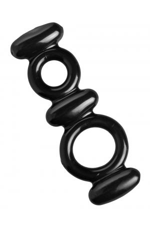 Dual Stretch to Fit Cock and Ball Ring