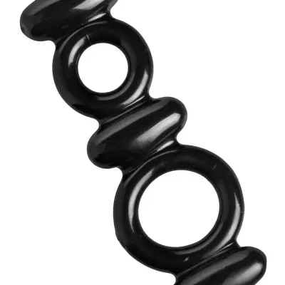 Dual Stretch to Fit Cock and Ball Ring