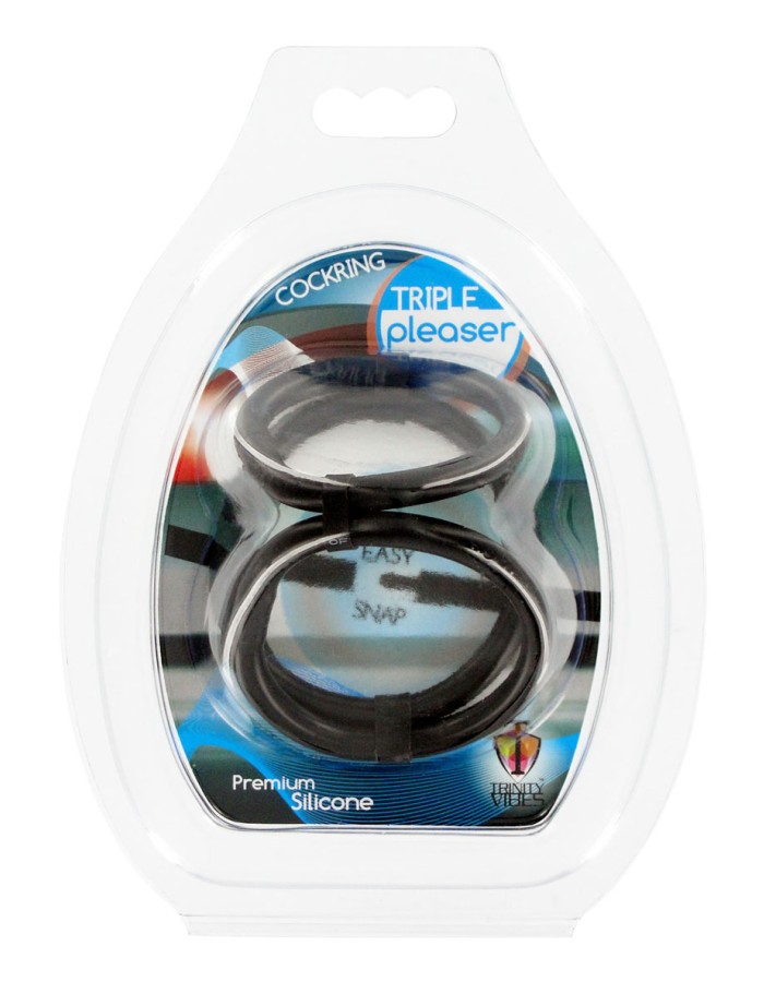 Easy Release Tri Cock and Ball Ring