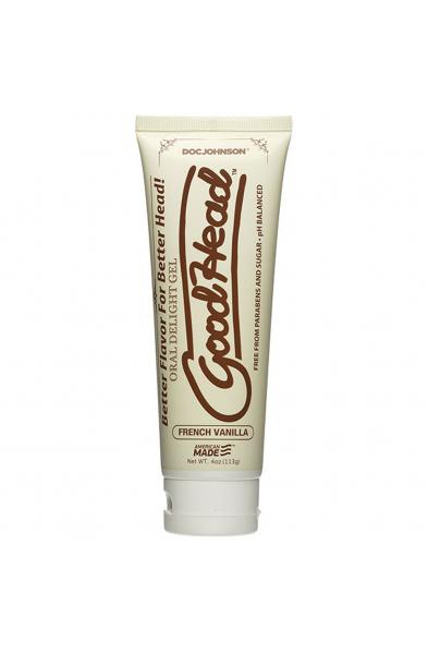 Goodhead - Oral Delight Gel - 4 Oz Tube - French  Vanilla