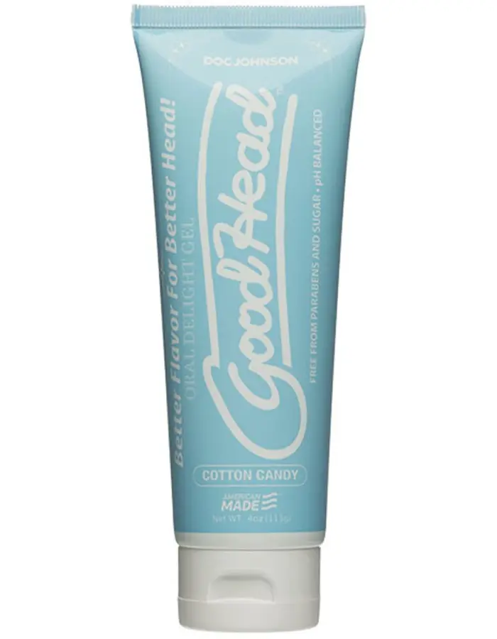 Goodhead - Oral Delight Gel - 4 Oz Tube - Cotton Candy