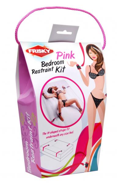 Frisky Pink Bedroom Restraint Kit