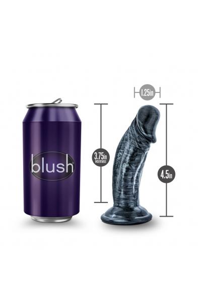 Jet - Blackberry - 4 Inch Dildo - Carbon Metallic  Black